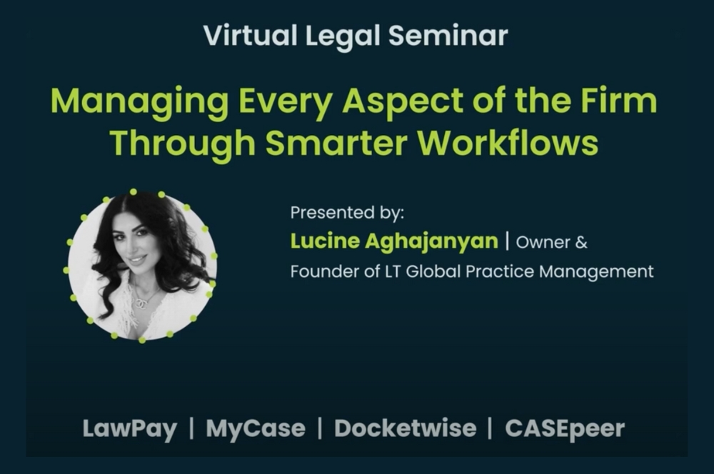 Lucine Agajanian Shares Insights on Smarter Law Firm Workflows at 2025 AffiniPay Legal Seminar